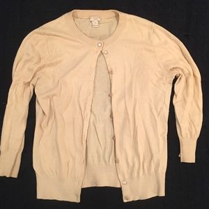 BUY IT - J Crew Beige Clare Cardigan